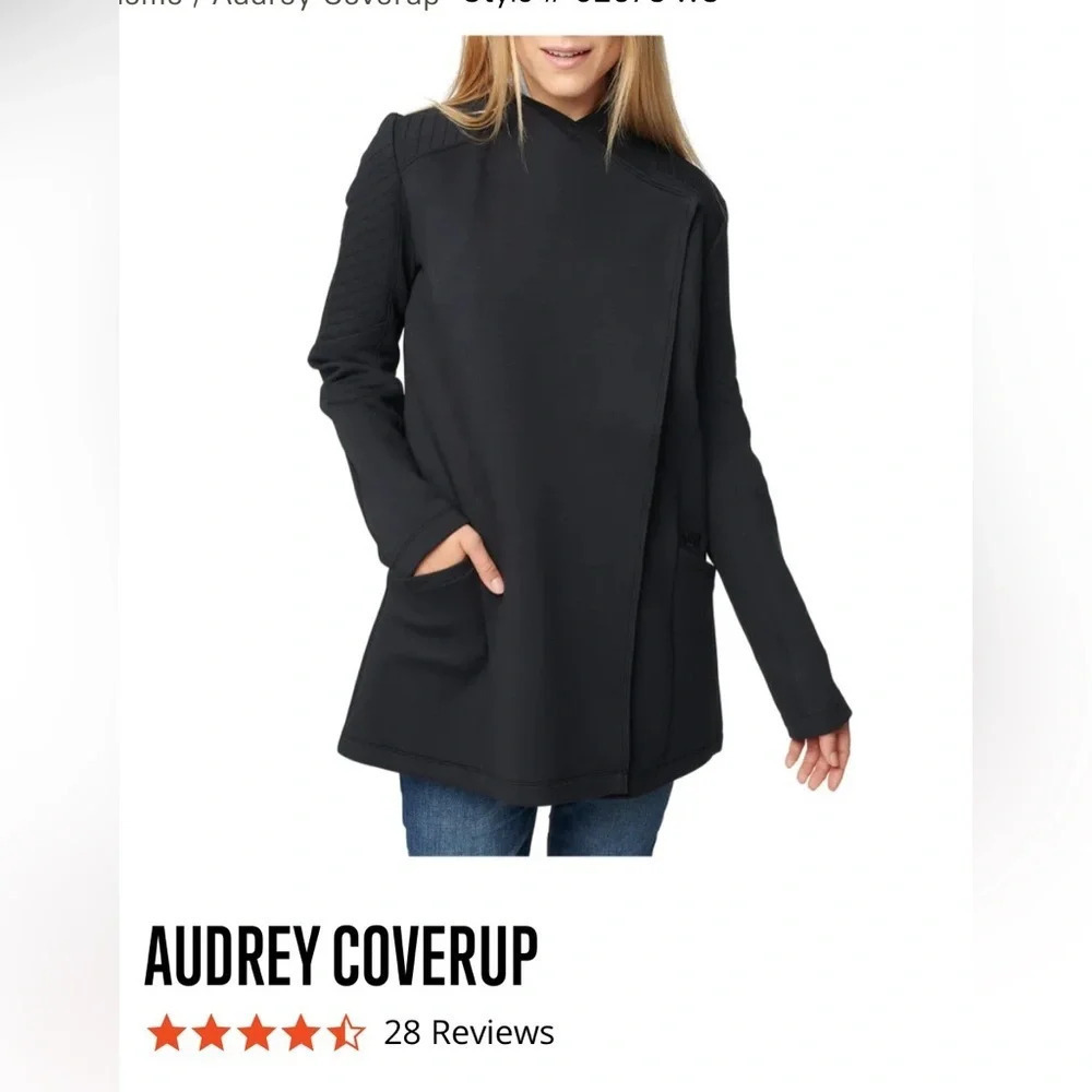 5.11 Tactical Audrey crossover wrap lightweight jacket navy blue women’s medium - Picture 1 of 5